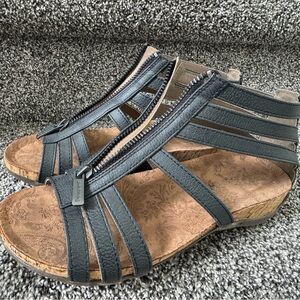 Dark gray Strappy Sandals